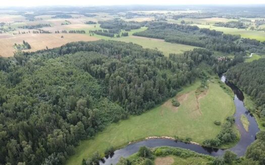 Žemės ūkio paskirties 6.57 ha su mišku Anykščių r.